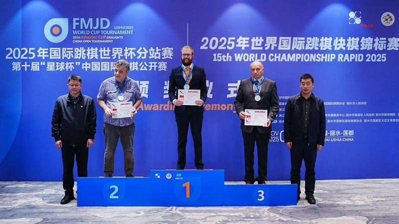 Valneris izcīna bronzu pasaules čempionātā dambretē