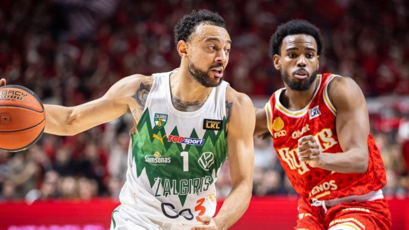 Lietuvas basketbola svētku klasikā "Žalgiris" pārspēj "Rytas"