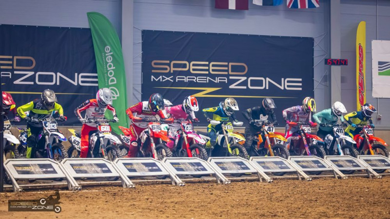 Pumpurs uzvar "MXOpen" klasē Latvijas iekštelpu motokrosa otrajā posmā