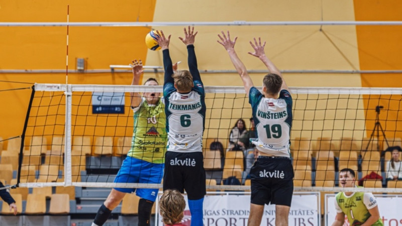 Jēkabpils volejbolisti Baltijas līgā tiksies ar Latvijas čempioni "Robežsardze"/RSU