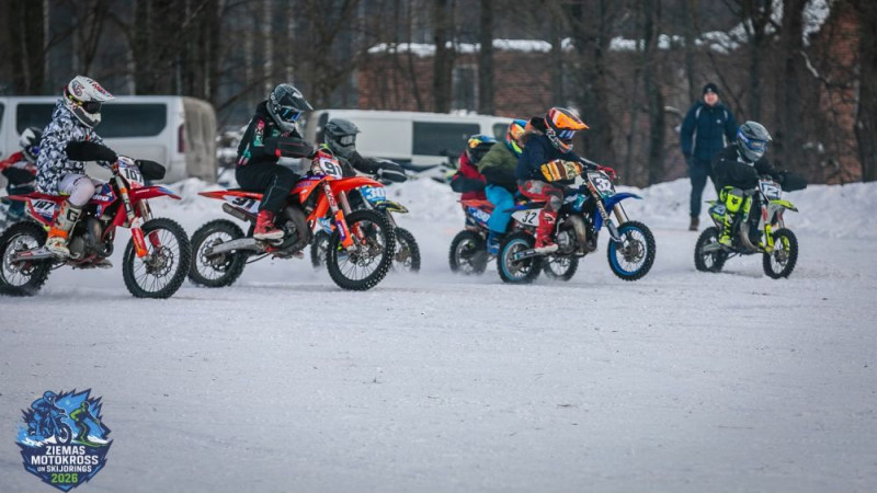 Aizvadīti ziemas motokrosa un skijoringa pirmie posmi, turpinājums - Ādažos