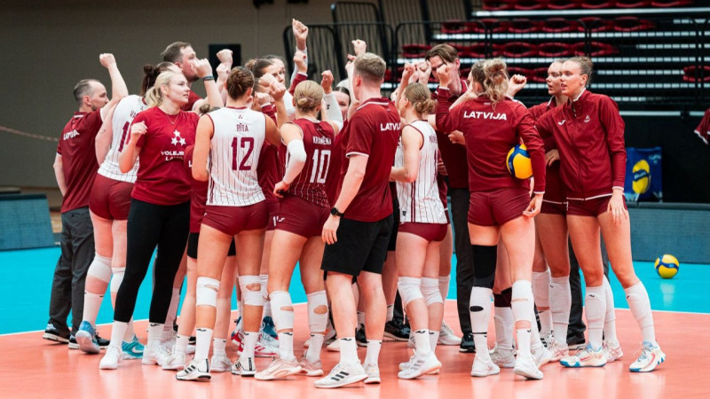 Volejbolistes uzsāk gatavošanos vēsturiskajam EČ finālturnīram