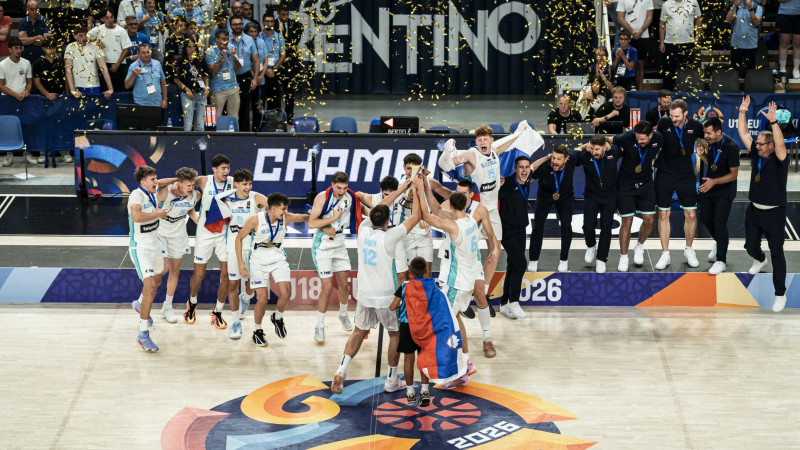 Latvijas pāridarītāja Slovēnija U18 Eiropas čempionāta finālā sagrauj mājinieci