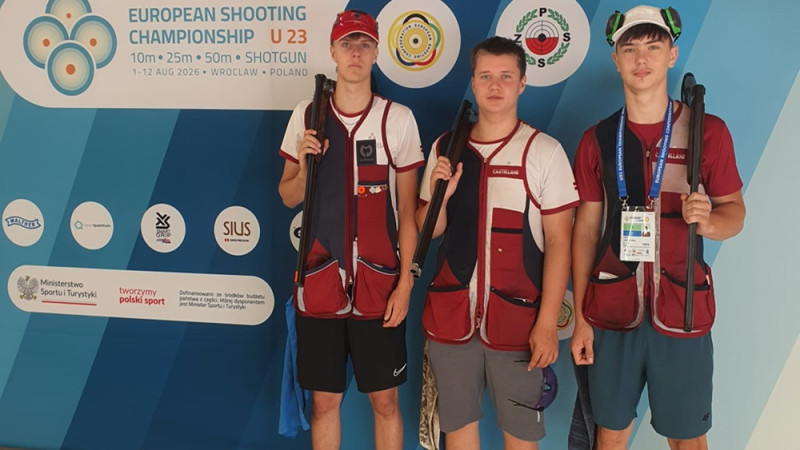 Vēveris labākais no Latvijas Eiropas U23 čempionātā tranšejas stendā