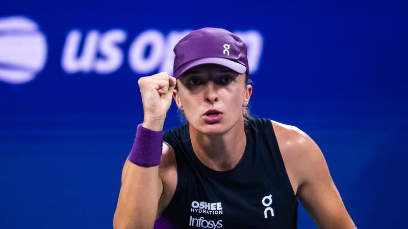 Švjonteka ātri sasniedz "US Open" trešo kārtu